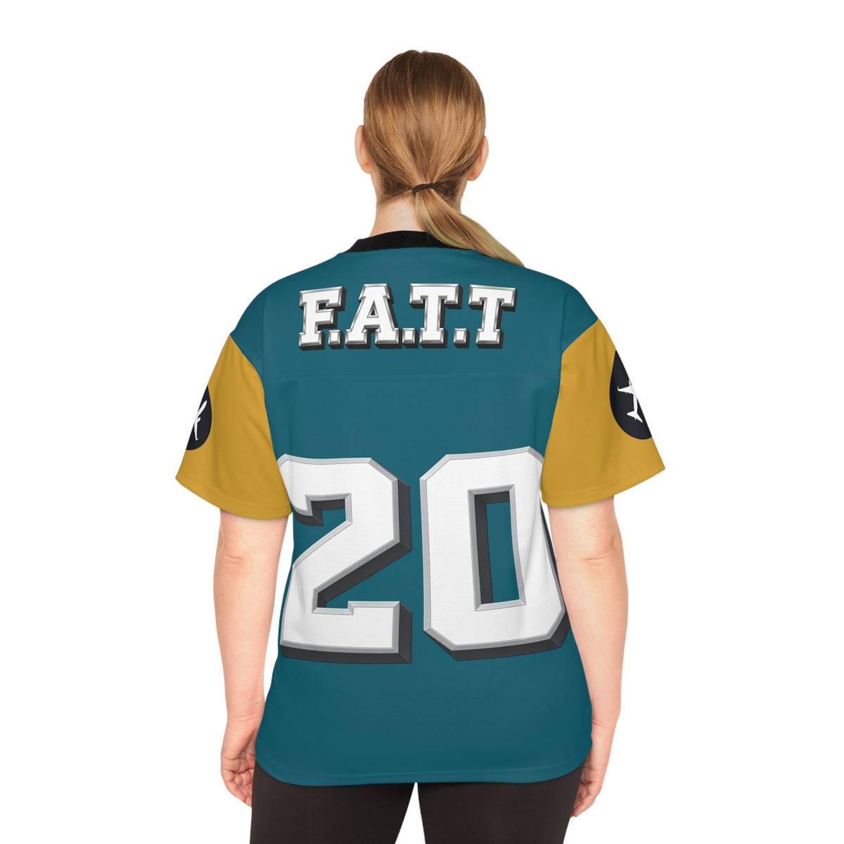 F.A.T.T #20 Football Jersey — Jacksonville | Teal / Gold