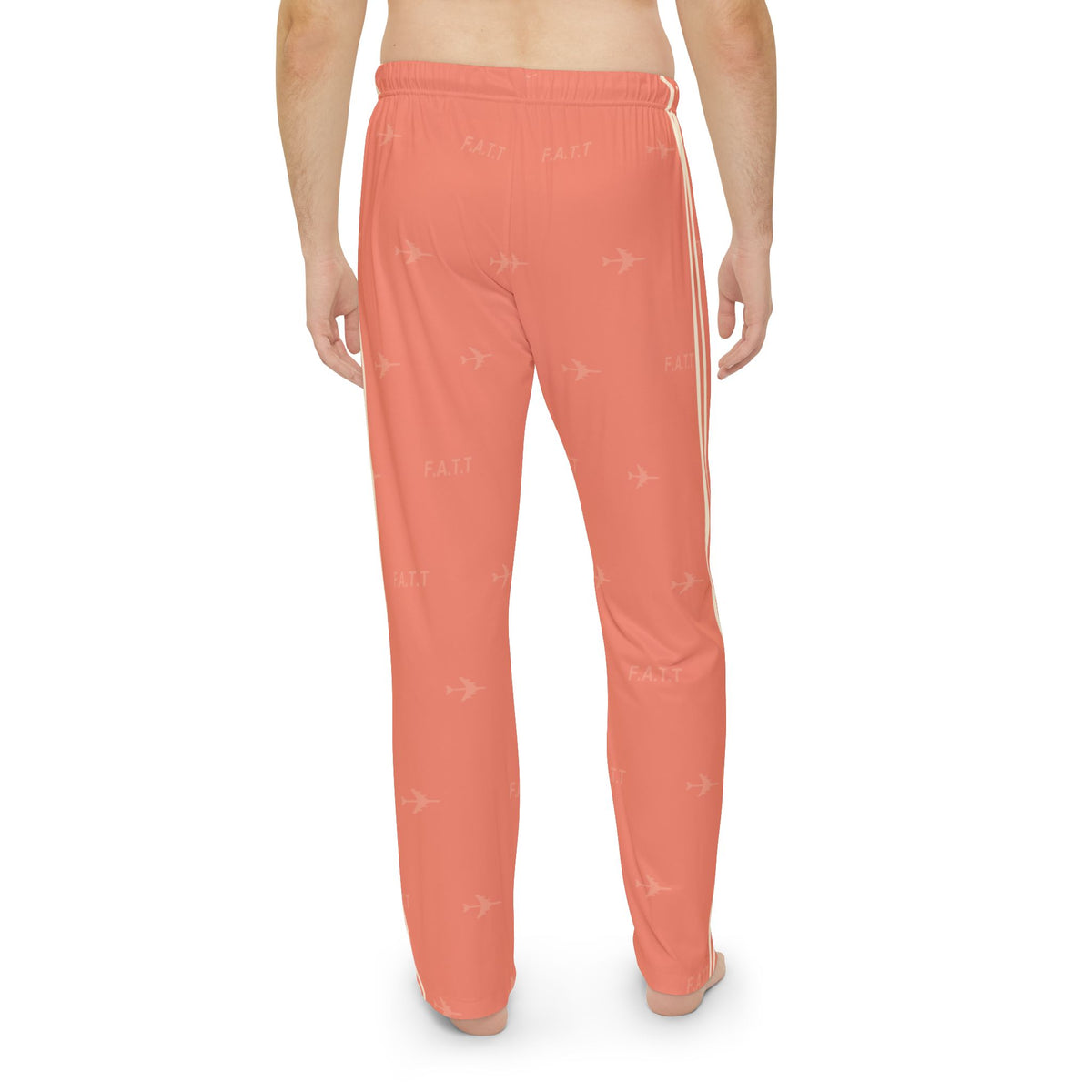 F.A.T.T Men's Flight Lounge Pants — Coral / Cream
