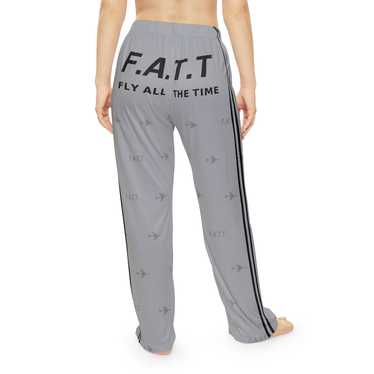 F.A.T.T Women's Flight Lounge Pants — Heather Gray / Black