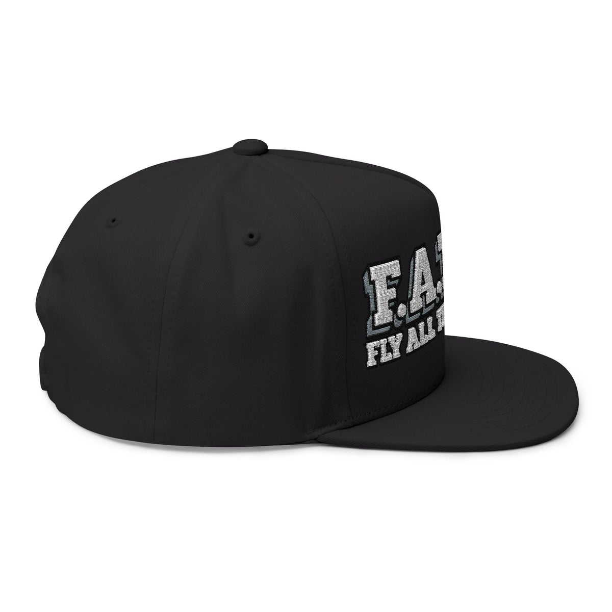 F.A.T.T Miami Jersey Matching Snapback — Aqua / Orange | Cotton