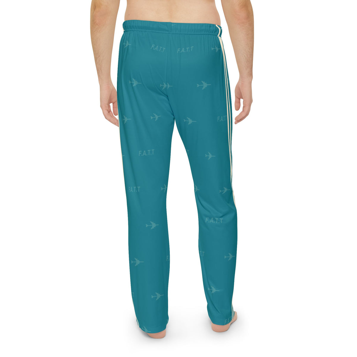 F.A.T.T Men's Flight Lounge Pants — Teal / Cream