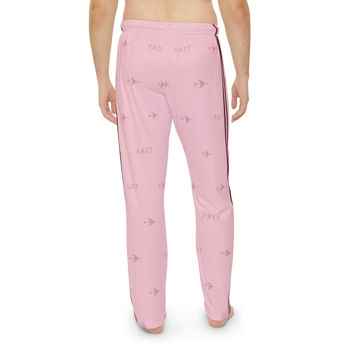 F.A.T.T Men's Flight Lounge Pants — Blush / Burgundy