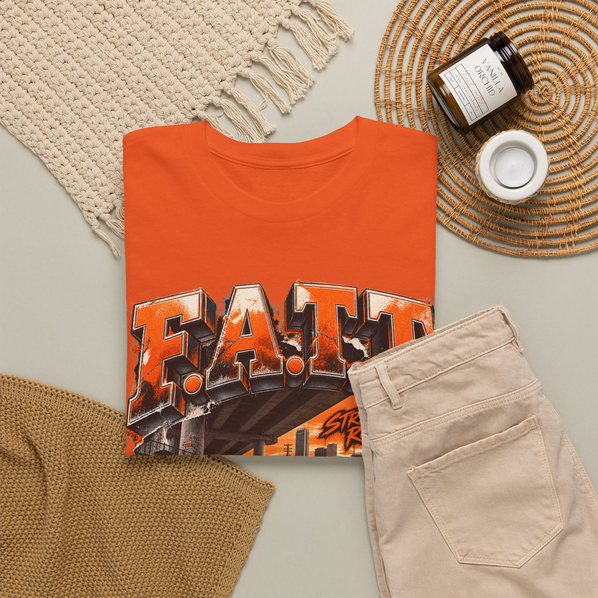 F.A.T.T Street Rider Graphic Tee — Shattered | Cotton S–5XL