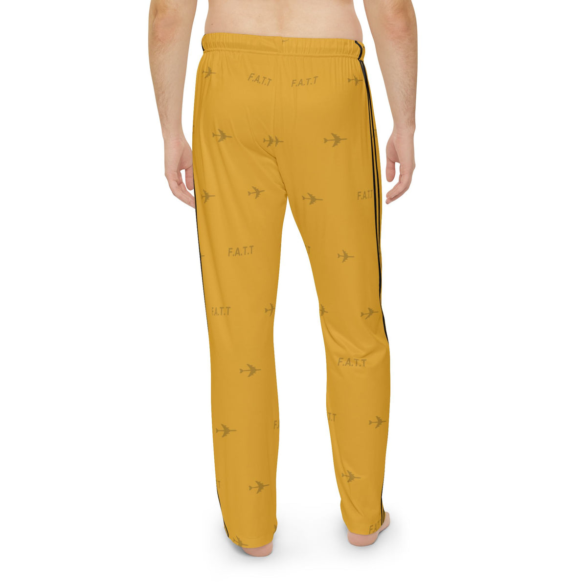F.A.T.T Men's Flight Lounge Pants — Mustard / Black