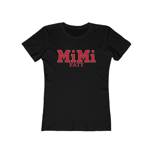 MiMi by FATT Women’s Cotton T-Shirt — Red & Black