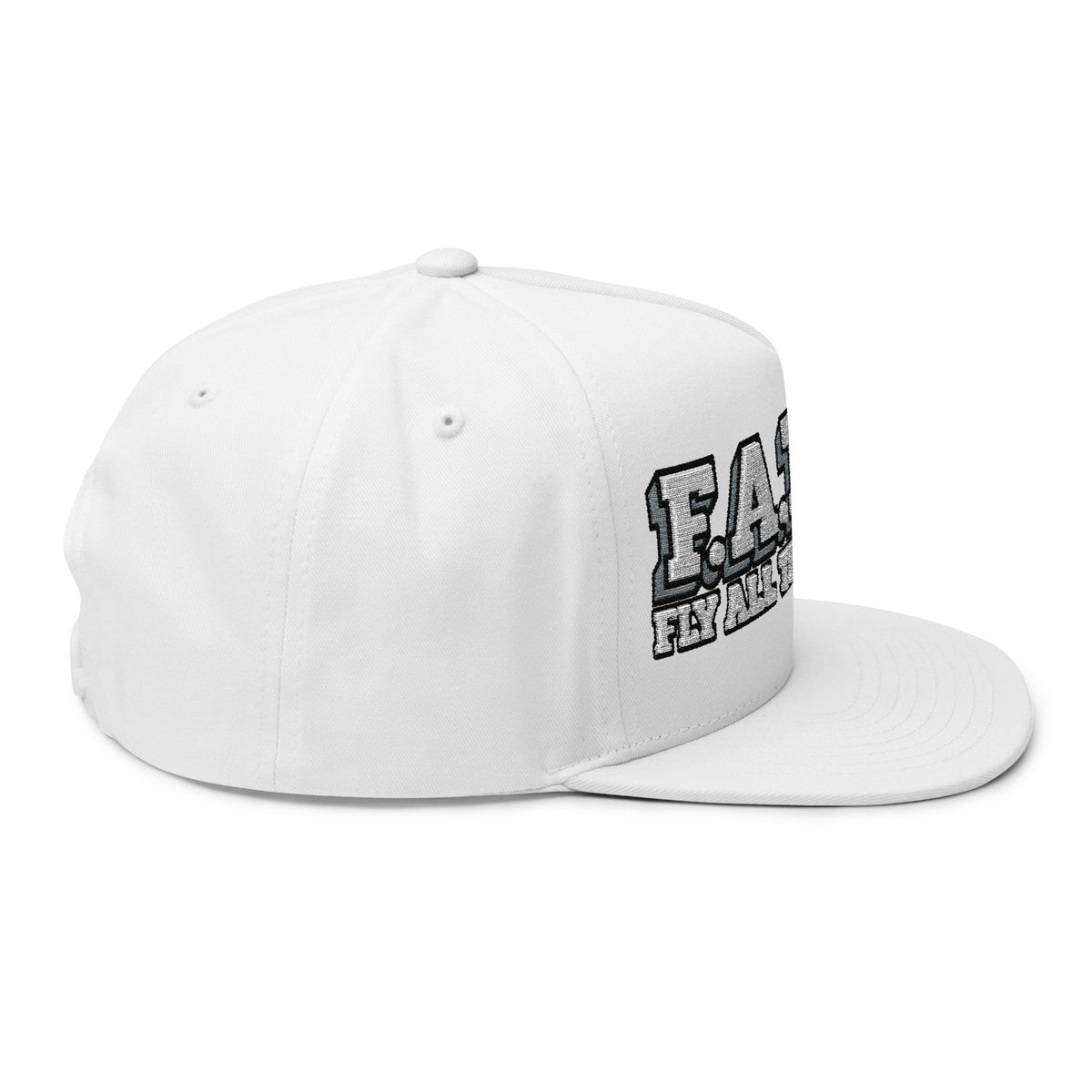 F.A.T.T Miami Jersey Matching Snapback — Aqua / Orange | Cotton