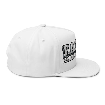 F.A.T.T Miami Jersey Matching Snapback — Aqua / Orange | Cotton