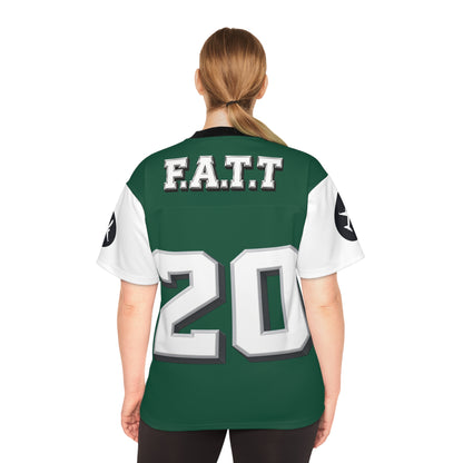 F.A.T.T #20 Football Jersey — New York Green | Green / White