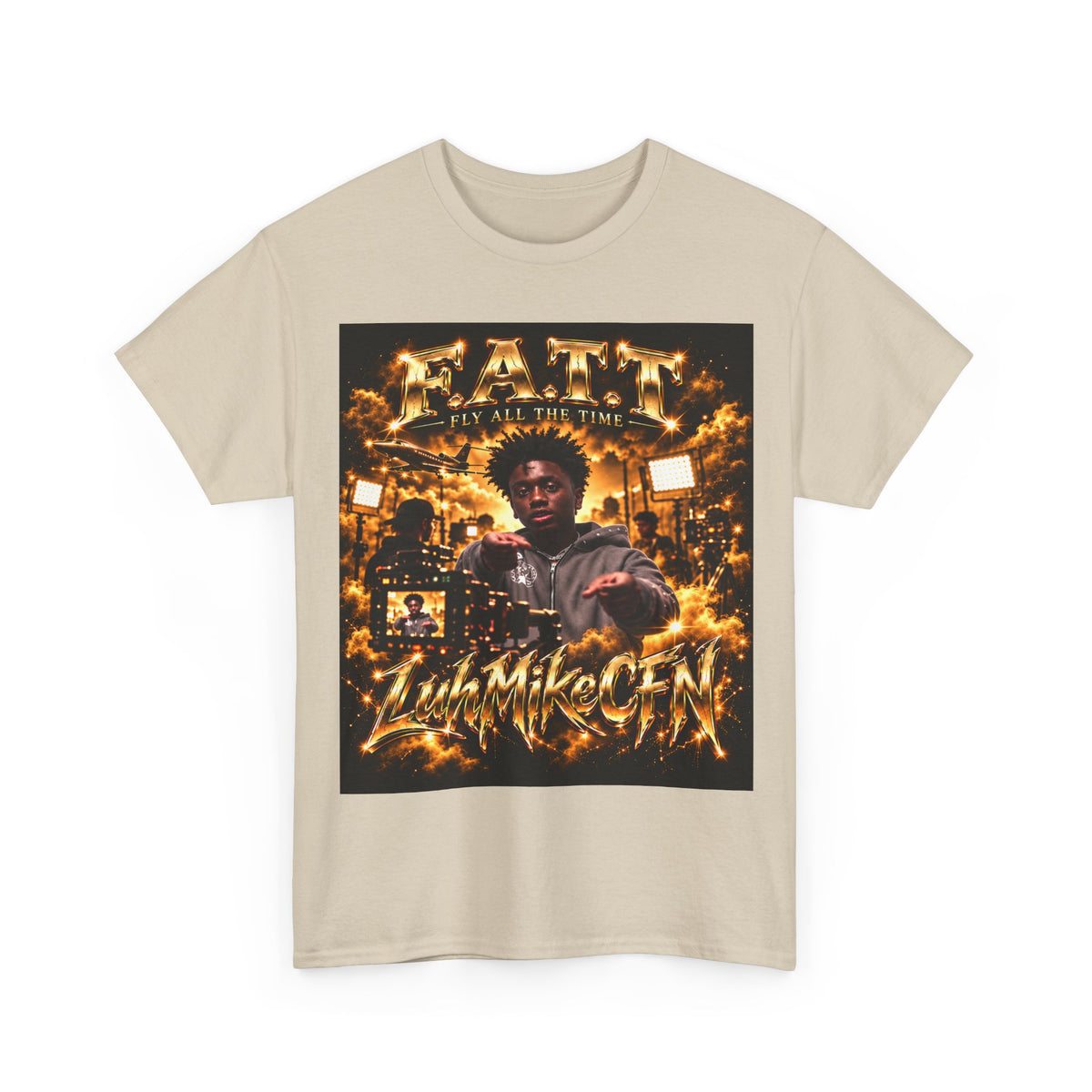 F.A.T.T LuhMikeCFN Graphic Tee — Matching Colors | 15×17 Front + Back