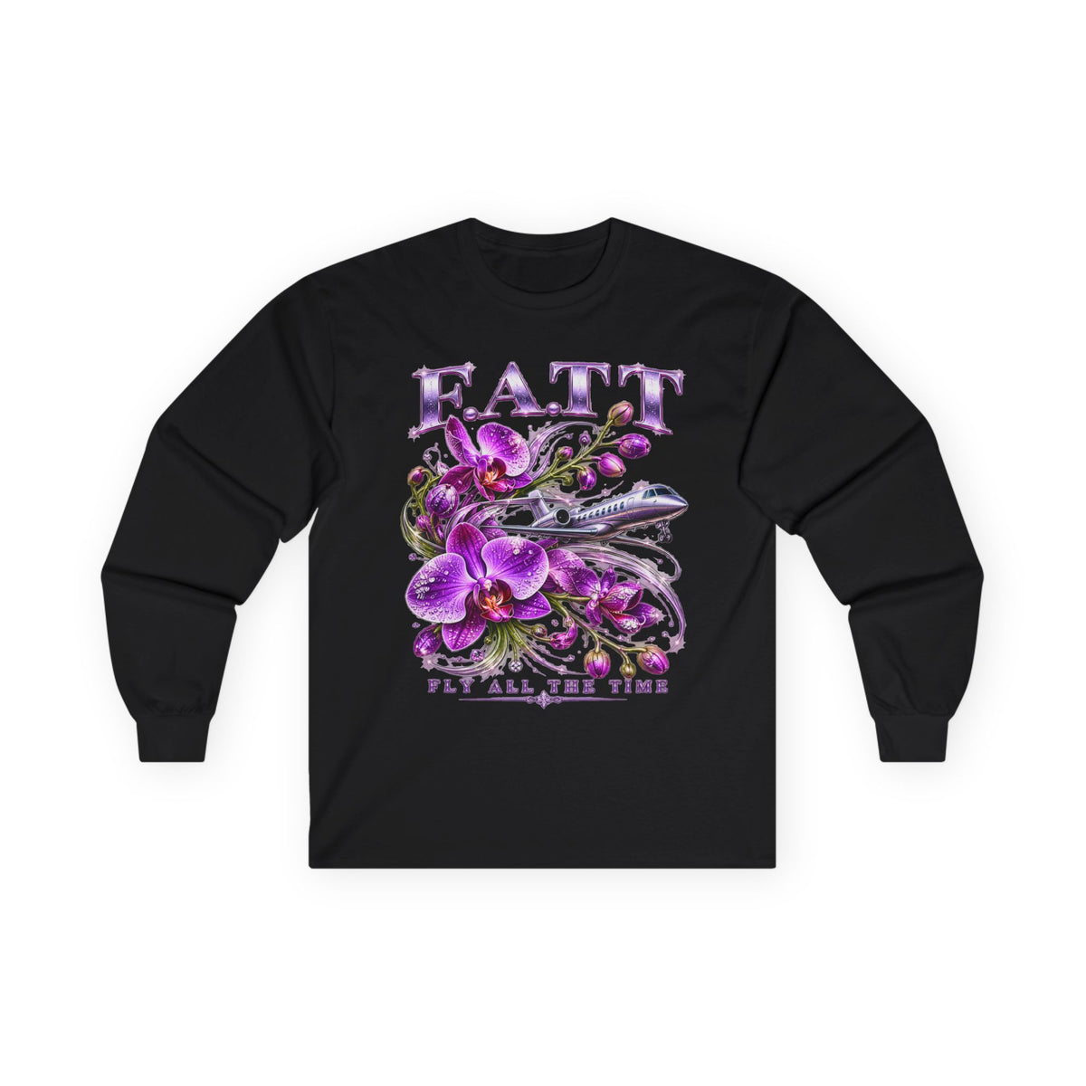 F.A.T.T Women’s Purple Orchid Graphic Long Sleeve