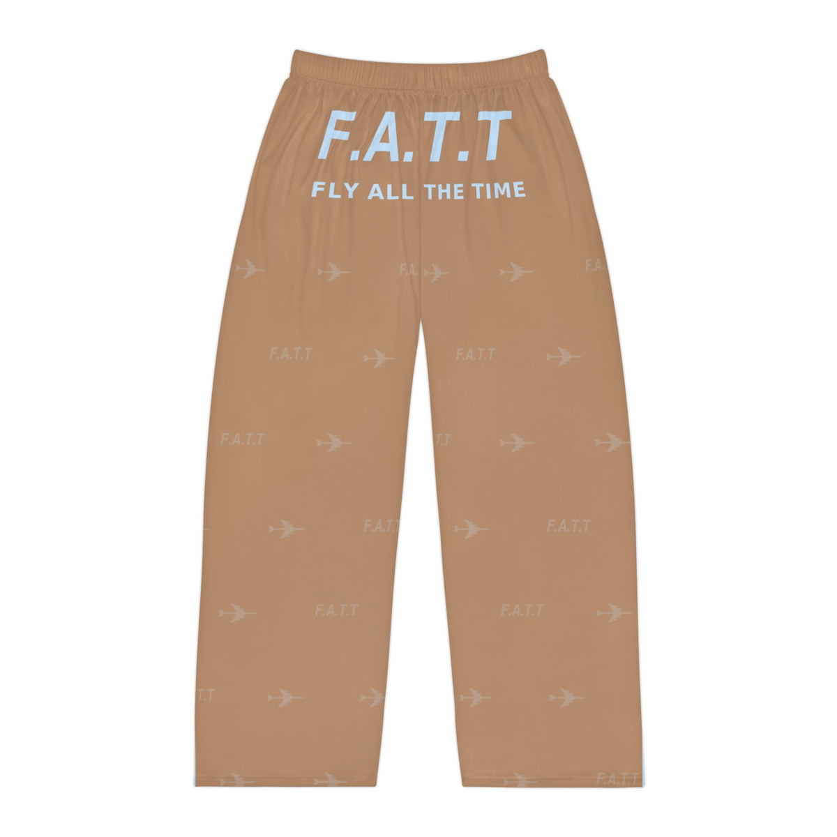 F.A.T.T Men's Flight Lounge Pants — Mocha / Sky Blue