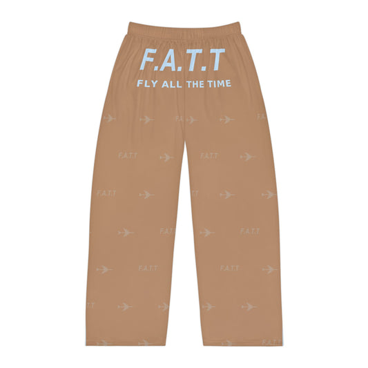 F.A.T.T Men's Flight Lounge Pants — Mocha / Sky Blue