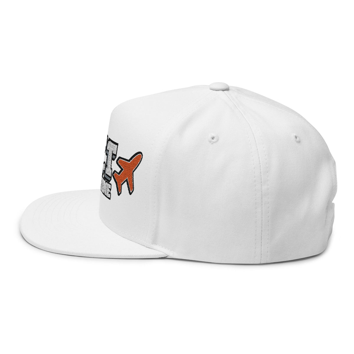 F.A.T.T Miami Jersey Matching Snapback — Aqua / Orange | Cotton