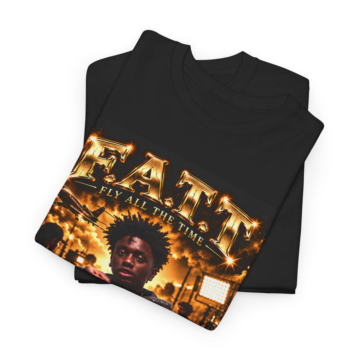F.A.T.T LuhMikeCFN Graphic Tee — Matching Colors | 15×17 Front + Back