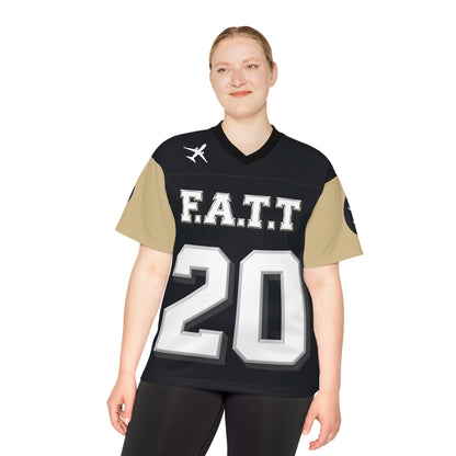 F.A.T.T #20 Football Jersey — New Orleans | Black / Gold