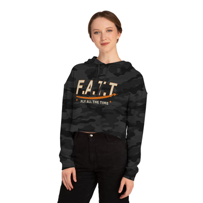 F.A.T.T Women's Flight Cropped Hoodie