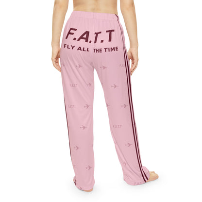 F.A.T.T Women's Flight Lounge Pants — Blush / Burgundy