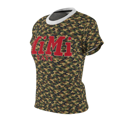 MiMi by FATT Women’s Camo Tee — Camouflage / Red