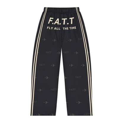 F.A.T.T Women's Flight Lounge Pants — Jet Black / Cream