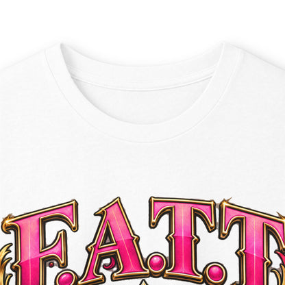 F.A.T.T Women’s Pink & Gold Crown Graphic Long Sleeve