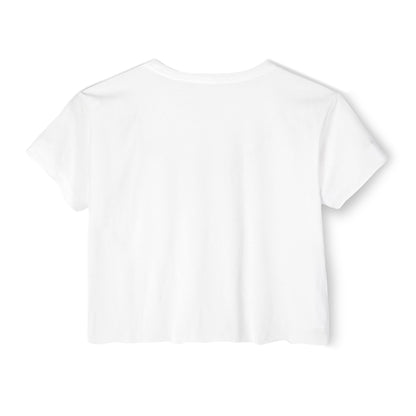 F.A.T.T Women's Purple Skyline Graphic Crop Top