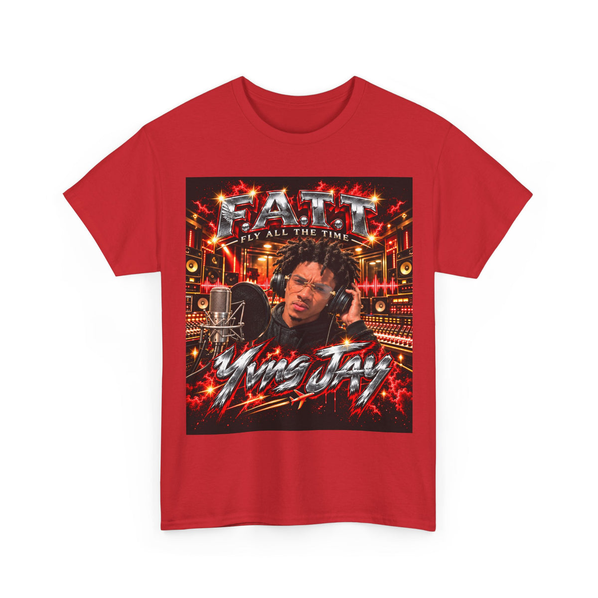 F.A.T.T Yvng Jay Graphic Tee — Matching Colors | 15×17 Front + Back