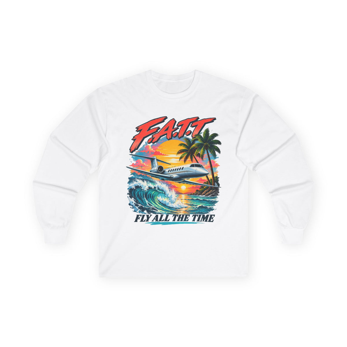 F.A.T.T Tropical Coastal Flight Graphic Long Sleeve