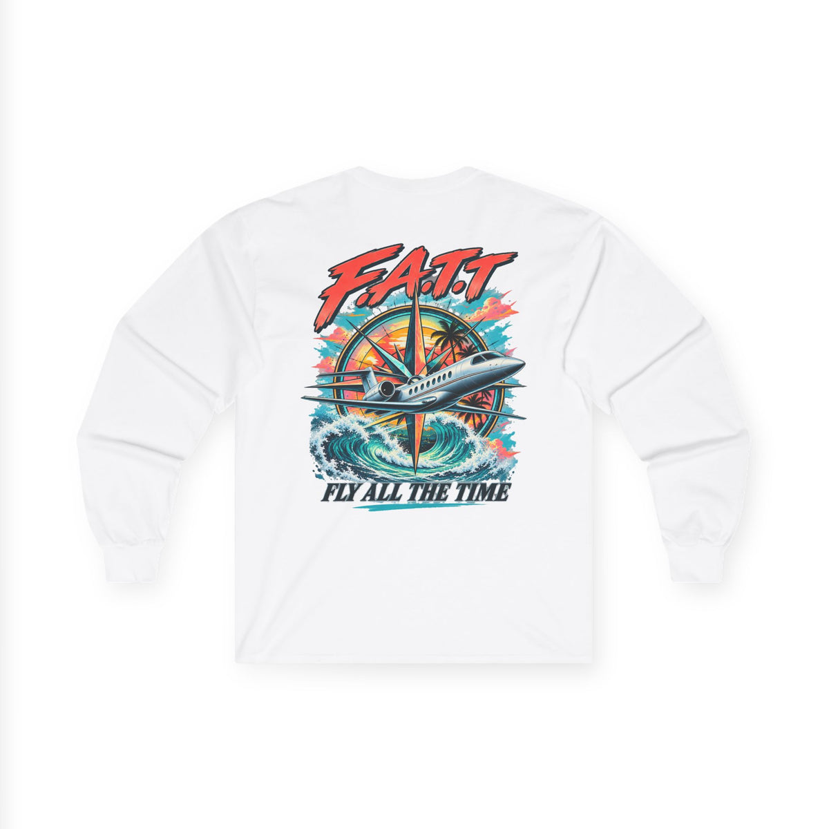 F.A.T.T Tropical Coastal Flight Graphic Long Sleeve