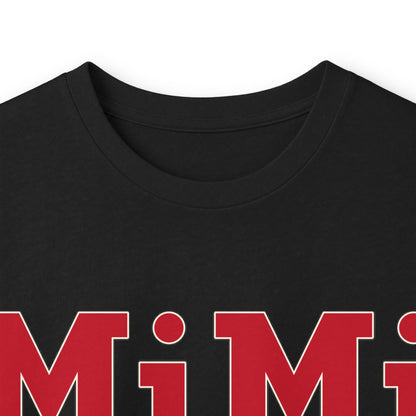 MiMi by FATT Long-Sleeve Cotton T-Shirt — Red & Black