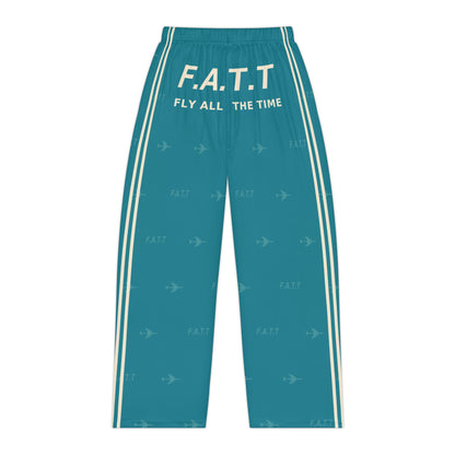 F.A.T.T Women's Flight Lounge Pants — Teal / Cream