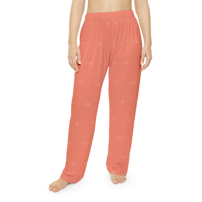 F.A.T.T Women's Flight Lounge Pants — Coral / Cream