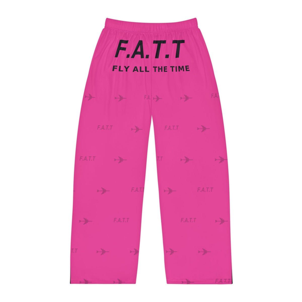 F.A.T.T Men's Flight Lounge Pants — Hot Pink / Black