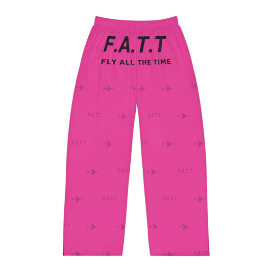 F.A.T.T Men's Flight Lounge Pants — Hot Pink / Black