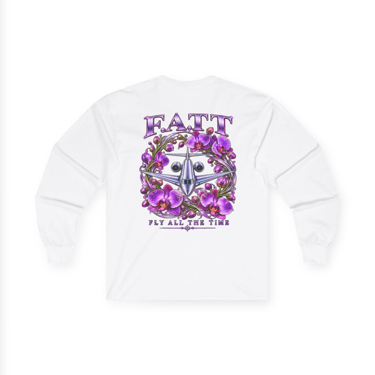 F.A.T.T Women’s Purple Orchid Graphic Long Sleeve