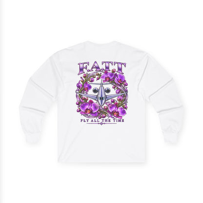 F.A.T.T Women’s Purple Orchid Graphic Long Sleeve