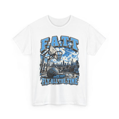 F.A.T.T Rooftop Hoops Graphic Tee — UNC | Cotton S–5XL