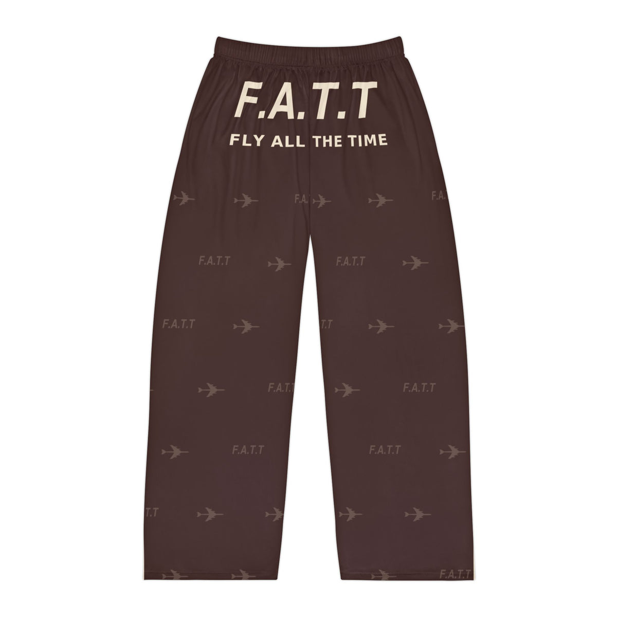 F.A.T.T Men's Flight Lounge Pants — Chocolate / Cream