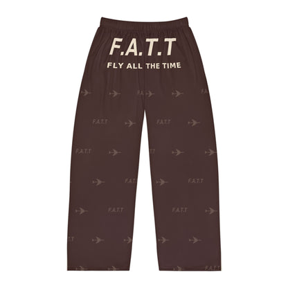 F.A.T.T Men's Flight Lounge Pants — Chocolate / Cream