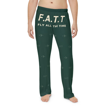 F.A.T.T Men's Flight Lounge Pants — Forest Green / Cream