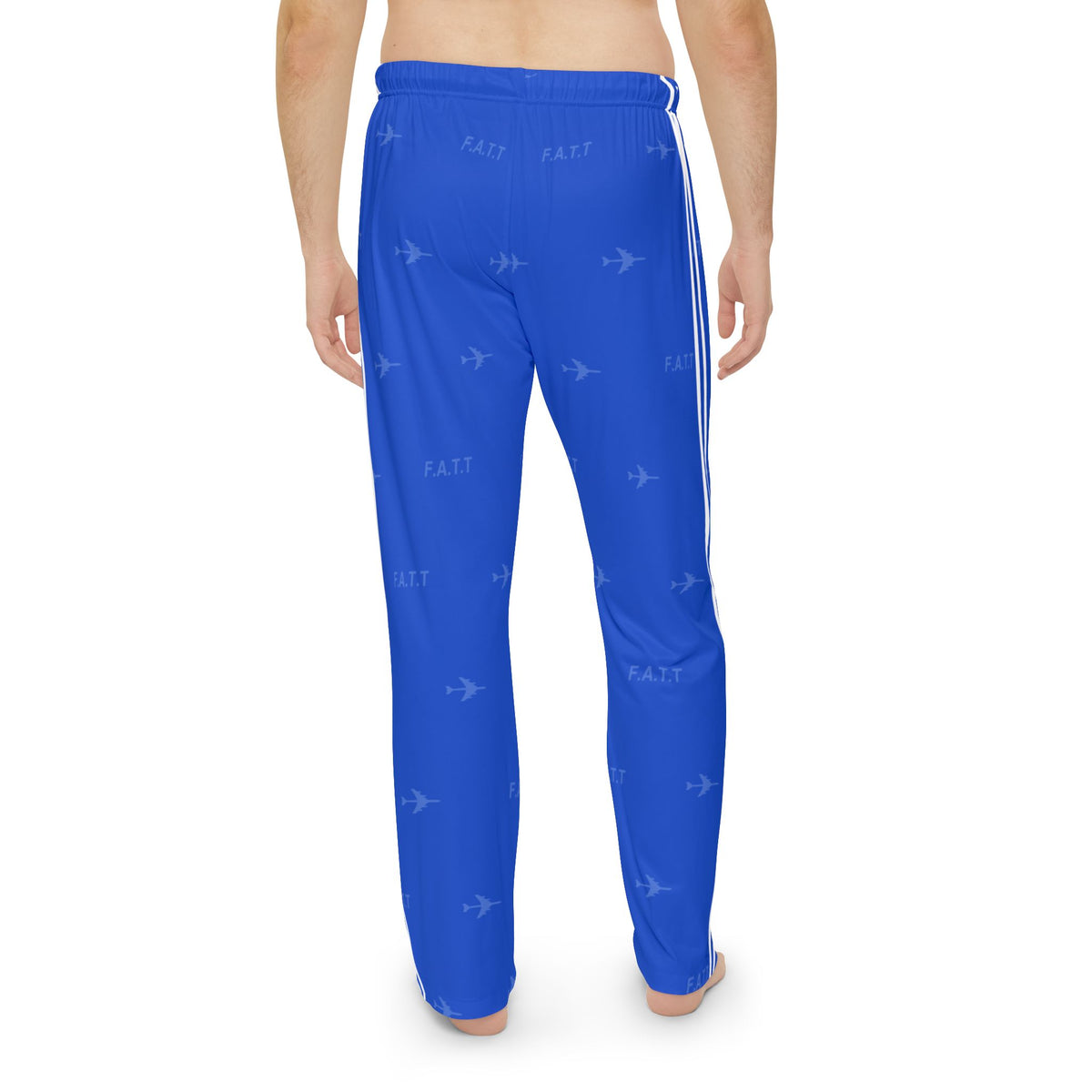 F.A.T.T Men's Flight Lounge Pants — Cobalt / White