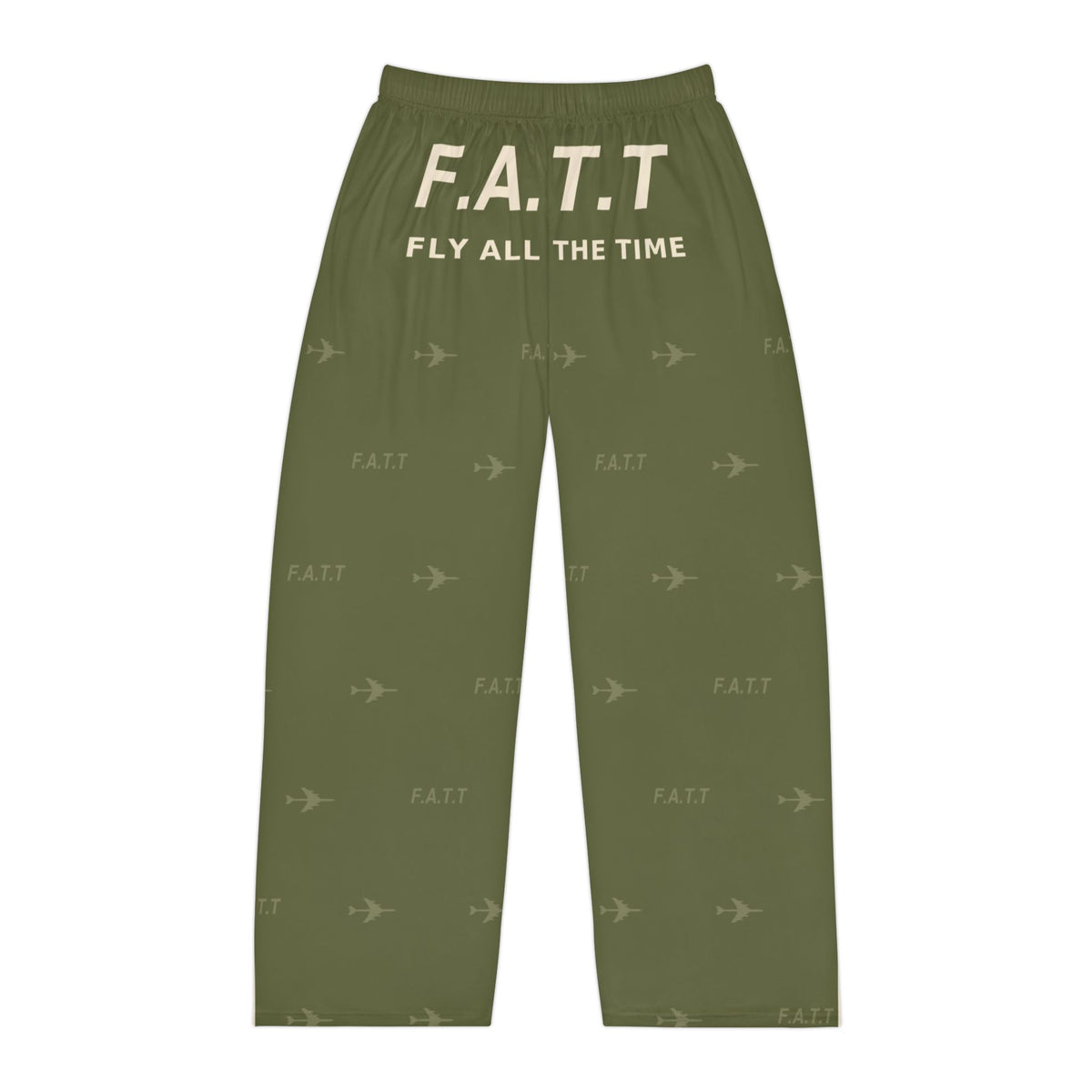 F.A.T.T Men's Flight Lounge Pants — Olive / Cream