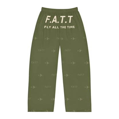 F.A.T.T Men's Flight Lounge Pants — Olive / Cream