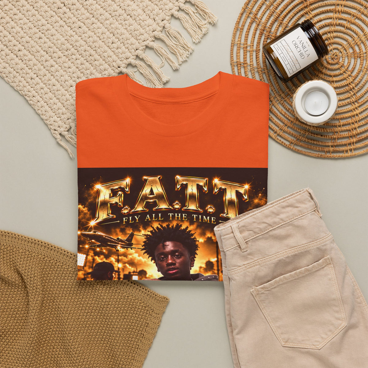 F.A.T.T LuhMikeCFN Graphic Tee — Matching Colors | 15×17 Front + Back