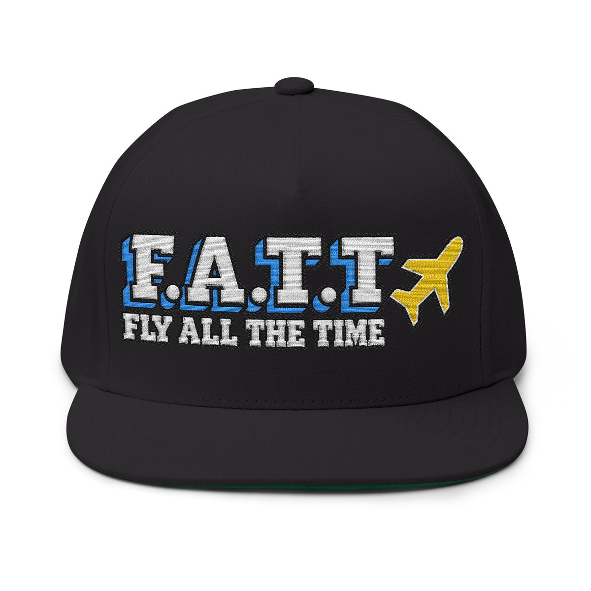 F.A.T.T Los Angeles Powder Jersey Matching Snapback — Powder Blue / Gold | Cotton