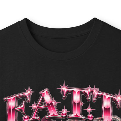 F.A.T.T Women’s Pink Butterfly Graphic Long Sleeve