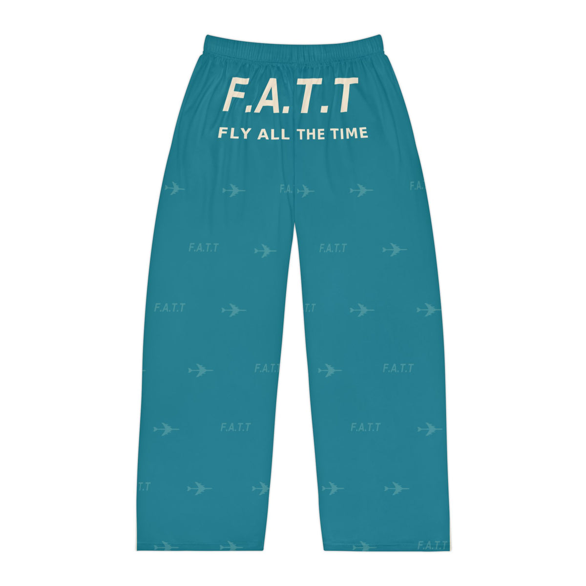 F.A.T.T Men's Flight Lounge Pants — Teal / Cream