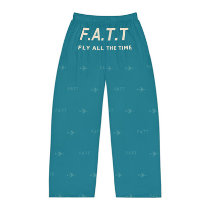 F.A.T.T Men's Flight Lounge Pants — Teal / Cream