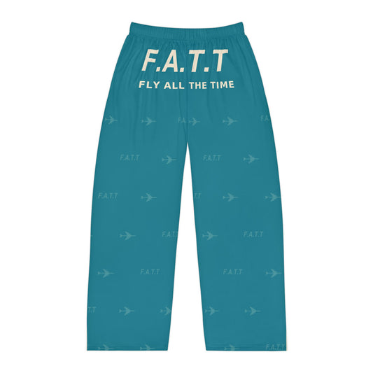 F.A.T.T Men's Flight Lounge Pants — Teal / Cream