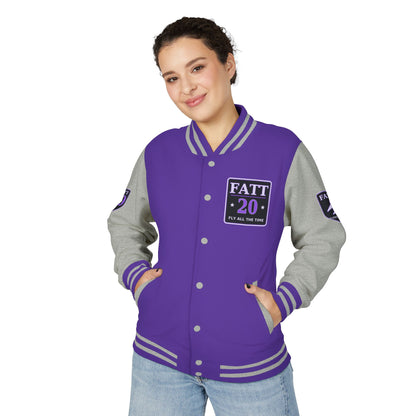 F.A.T.T Purple Space Flight #20 Varsity Jacket