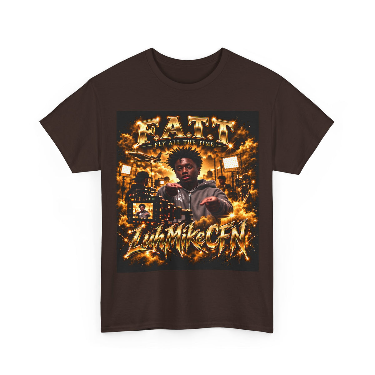 F.A.T.T LuhMikeCFN Graphic Tee — Matching Colors | 15×17 Front + Back